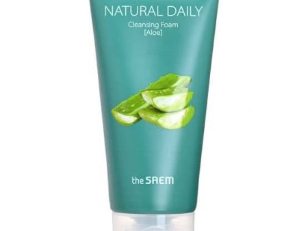 THE SAEM Natural Daily Cleansing Foam Aloe Online now