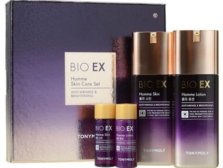 TONYMOLY Bio EX Homme Skin Care Set Anti- Wrinkle And Brightening بكج العناية الرجالي Cheap