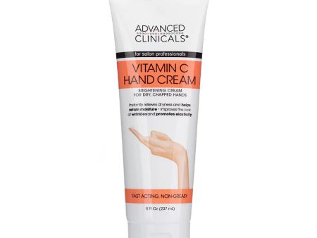 ADVANCED CLINICALS for salon professional Vitamin C hand cream كريم اليدين بالفيتامين سي من ادفانسد كلينيكالز For Sale