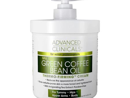 ADVANCED CLINICALS Green Coffee Bean Oil Anti-Cellulite Slimming Cream المرطب العملاق بحبوب القهوة الخصراء من ادفانسد كلينيكالز Sale