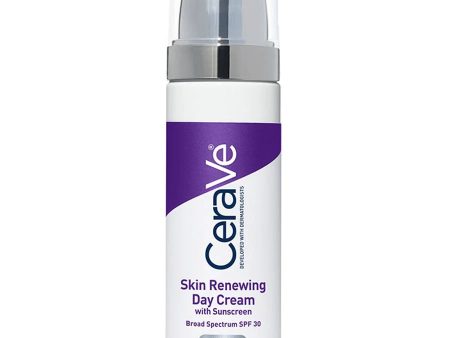 CERAVE Skin Renewing Day Cream WITH BROAD SPECTRUM SPF 30 For Cheap