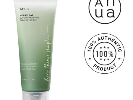 ANUA Heartleaf Succinic Moisture Cleansing Foam For Discount