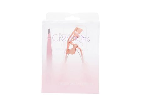 BEAUTY CREATIONS eyelash curler & tweezer ket مجموعة ادوات للعناية بالحواجب والرموش Online Hot Sale