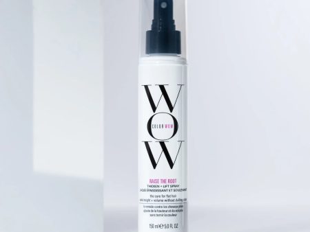 WOW COLOR RAISE THE ROOT THICKEN + LIFT SPRAY THE CURE FOR FLAT HAIR منتج لزيادة حجم الشعر من واو كلر Supply