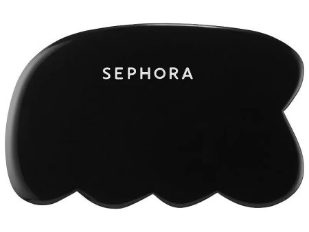 SEPHORA black obsidian face and body gua sha غوا شا اداة مساج الوجه والجسم Hot on Sale