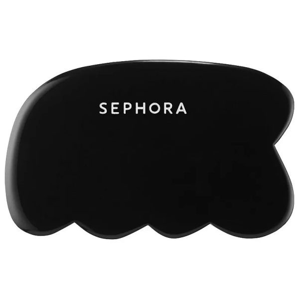 SEPHORA black obsidian face and body gua sha غوا شا اداة مساج الوجه والجسم Hot on Sale