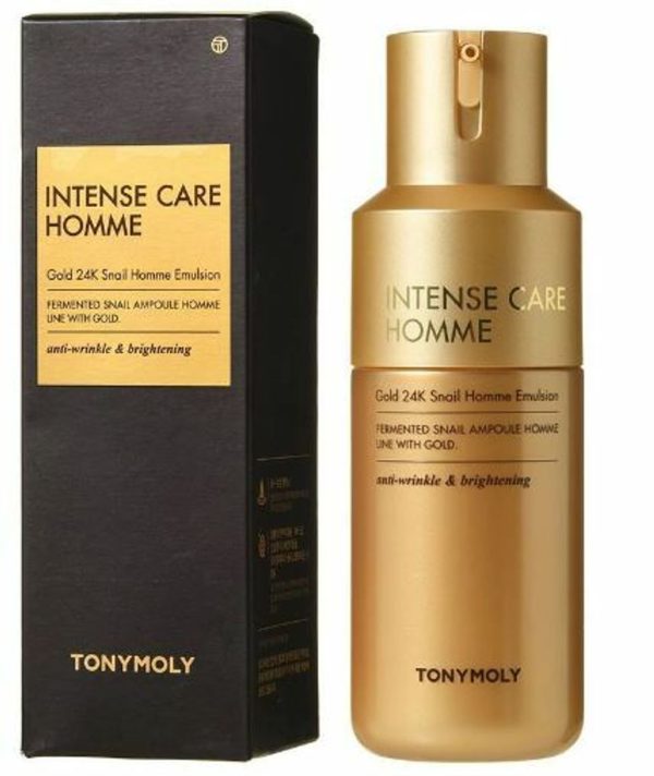 TONYMOLY Intense Care Gold 24K Snail Homme Emulsion مستحلب الحلزون للعناية المركزة بالذهب Fashion