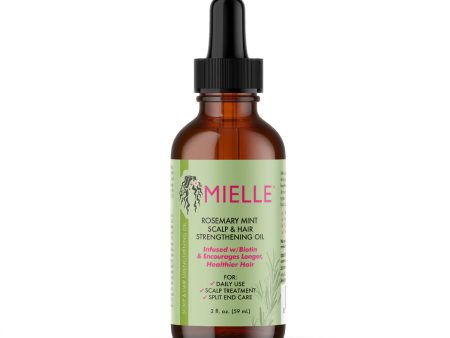 MIELLE rosemary mint scalp & hair stringthening oil infused w  biotin & encourages growth Cheap