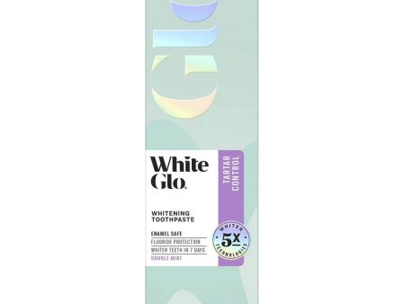 WHITE GLO tartar control whitening toothpaste enamel salt fluoride protection white cheese in 7 day معجون تبييض الأسنان من وايت كلو Hot on Sale