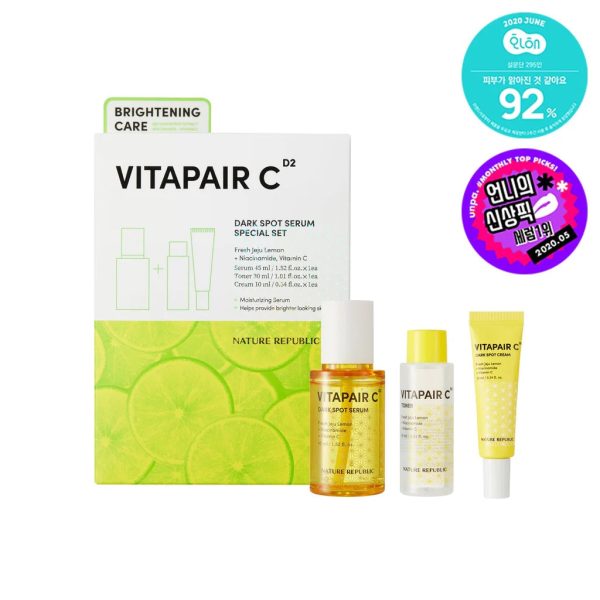 NATURE REPUBLIC Vitapair C Dark Spot Serum Special Set مجموعة العناية بالبشرة بالفيتامين سي Hot on Sale