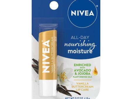 NIVEA Vanilla Buttercream Lip Care مرطب الشفاه بكريم زبدة الفانيليا Fashion