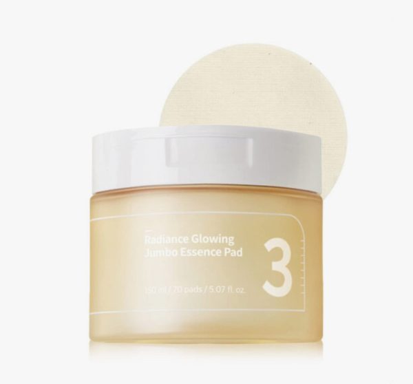 Numbuzin 3 Radiance Glowing Jumbo Essence Pad شرائح مستخلص للنضارة من نمبوزين Online now