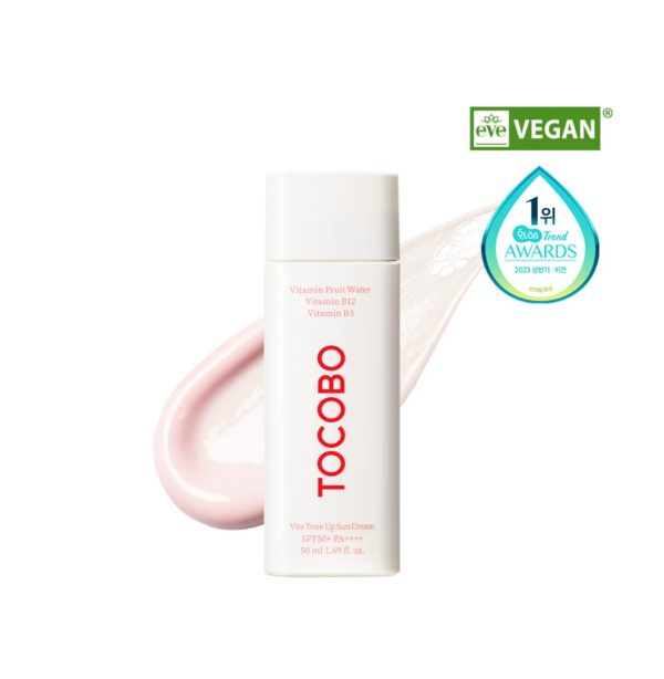 TOCOBO vita tone up sun cream كريم الحماية من الشمس الفيزيائي بالتفتيح الفوري من توكوبو For Cheap