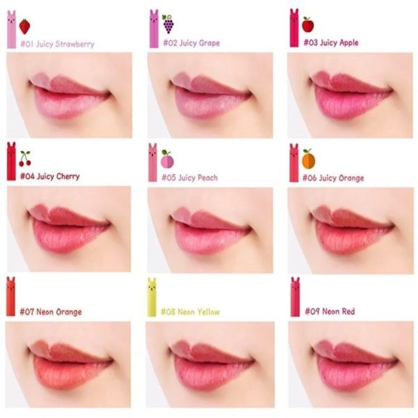 TONYMOLY Petite Bunny Gloss Bar Lipstick Type Lip Gloss احمر شفاه كلوسي لامع For Cheap