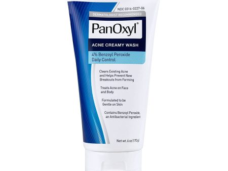 PANOXYL Acne Creamy Wash 4% Benzoyl Peroxide Daily Control Online Hot Sale