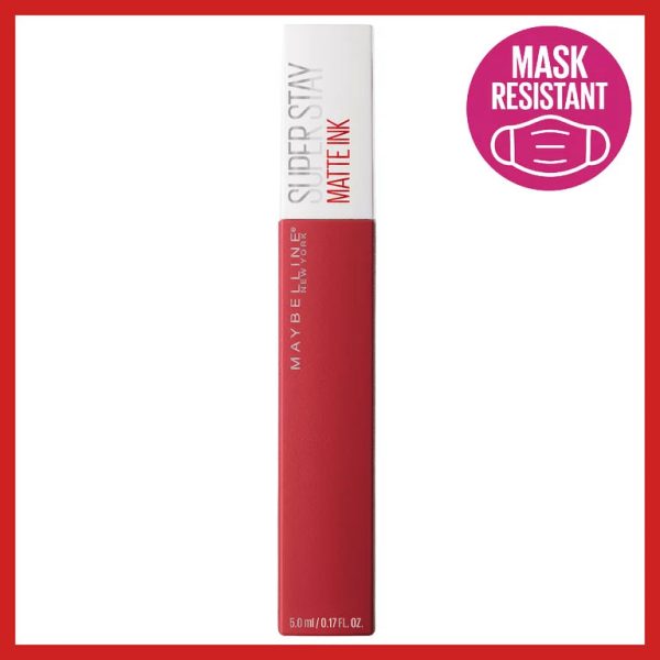 MAYBELLINE new york soper stay matte ink liquid lip color transfer proof up to 16 H wear بكج احمر الشفاه من ميبيلين الدرجات الاعلى مبيعاً Cheap