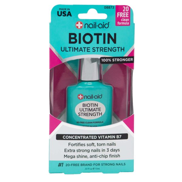 + NAIL AID bioten ultimate strength concentrated vitamin b7 معالج الاظافر بالبايوتين من نيل ايد Discount