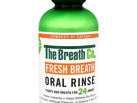 THE BREATH CO. 24-Hour Fresh Breath Oral Rinse - Mild Mint غسول الفم For Cheap