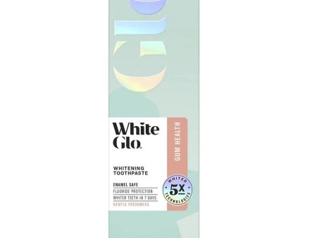 WHITE GLO gum health whitening toothpaste enamel salt fluoride protection white cheese in 7 day stiane expert معجون تبييض الأسنان من وايت كلو Fashion