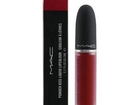 MAC Powder Kiss Liquid Lipcolour Maute pants 981 احمر الشفاه من ماك on Sale