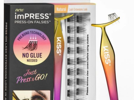 KISS Impress Press on Falsies SPIKY Lash Extensions press & go only 1 step رموش صناعية طرفية خطوة واحدة بدون صمغ Discount