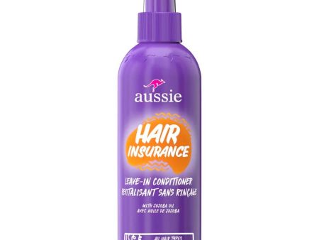 AUSSIE Hair Insurance leave in conditioner revitalisant sans rincage with jojoba oil ليف ان الشعر من اوسي بالجوجوبا For Discount