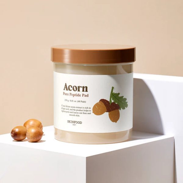 SKINFOOD Acorn Pore Peptide Pad باد التقشير For Sale