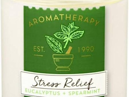 aromatherapy eucalyptus + spearmint stress relief candle Online Sale