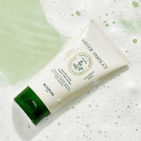 SKINFOOD Pantothenic Water Parsley Refresh Cleansing Foam Hot on Sale