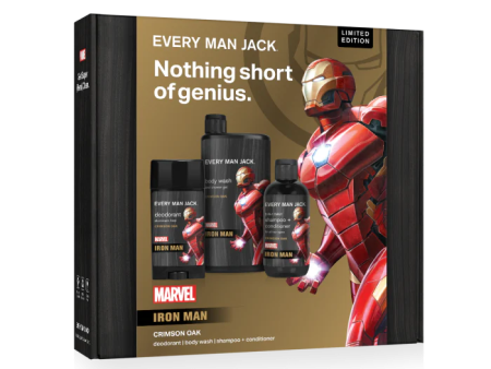 MARVEL Every Man Jack Iron Man Crimson Oak Body Kit For Sale