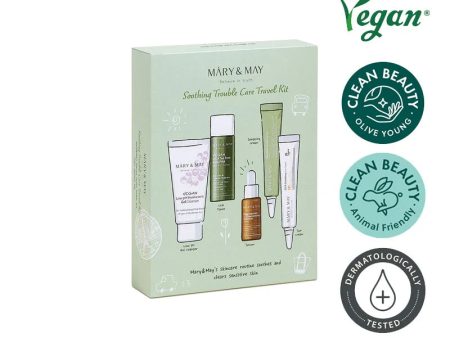 MARY & MAY - SOOTHING TROUBLE CARE TRAVEL KIT Discount