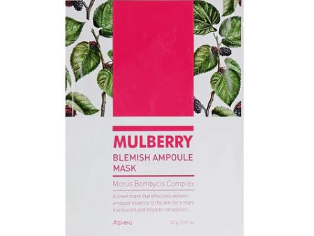 A PIEU mulberry blemish ampoule mask قناع ورقي بالتوت من ايبيو Online