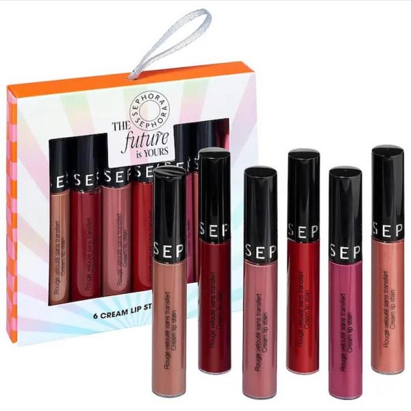 SEPHORA the future is yours 6 cream lip stain set For Cheap