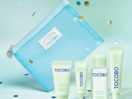 TOCOBO CICA CALMING Travel KIT مجموعة العناية بالبشرة من توكوبو بحجم السفر Sale