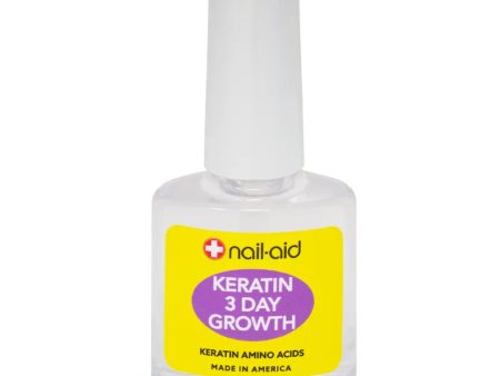 + NAIL AID keratin 3 day growth keratin amino acide formula معالج الاظافر بالكيراتين من نيل ايد Sale