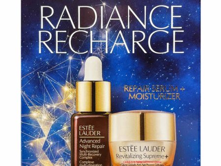 ESTEE LAUDER Radiance Recharge Gift Set (Repair Serum+Moisturizer) Supply