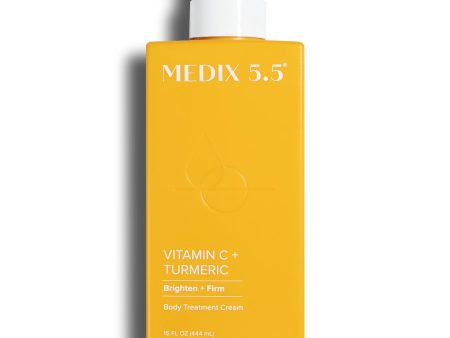 MEDIX 5.5 vitamin c brighten + firm body treatment cream كريم الجسم المعالج بالفيتامين سي من ميديكس Supply