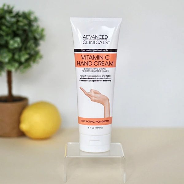 ADVANCED CLINICALS for salon professional Vitamin C hand cream كريم اليدين بالفيتامين سي من ادفانسد كلينيكالز For Sale