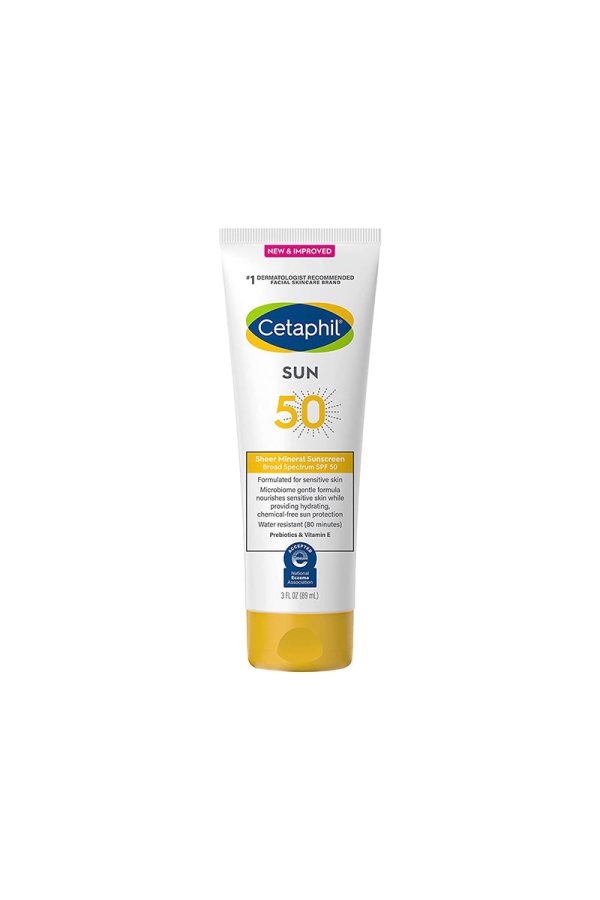 CETAPHIL Sun 50 Sheer Mineral Sunscreen Broad Spectrum SPF 50 New & Improved واقي الشمس Online