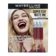 MAYBELLINE new york soper stay matte ink liquid lip color transfer proof up to 16 H wear بكج احمر الشفاه من ميبيلين الدرجات الاعلى مبيعاً Cheap