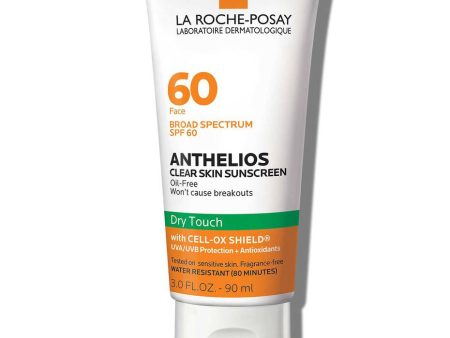 LA ROCHE POSAY laboratoire dermatoire dermatologique 60 face broad spectrum spf 60 anthelios clear skin sunscreen oil free dry touch واقي الشمس من لاروش بوزيه Discount