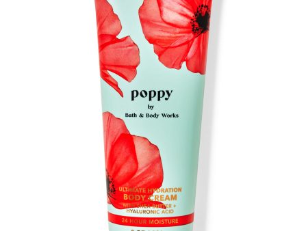 BATH AND BODY WORKS Poppy Ultimate Hydration Body Cream With Shea Butter + Hyaluronic Acid Discount