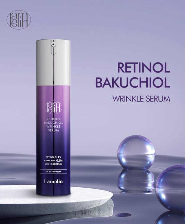 LAMELIN Retinol Bakuchiol Wrinkle Serum Retinol 0.1 Bakuchiol 0.5 Vita 10 Complex Online