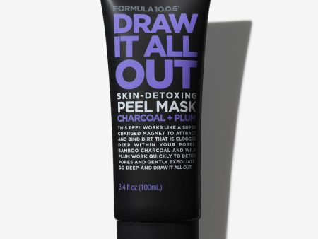 FORMULA 10.0.6 Draw It All Out Skin Detoxing Peel Mask Charcoal + Plum ماسك البشرة من فورميلا For Sale