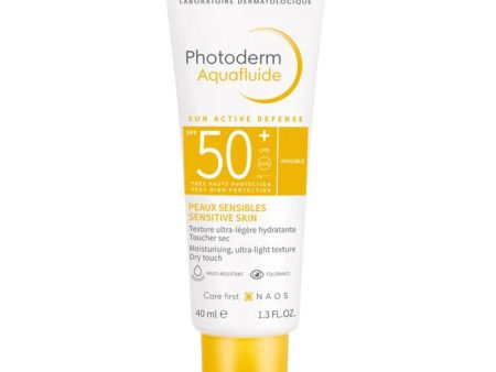 BIODERMA Photoderm Aquafluid Sun Active Defense SPF50+ واقي الشمس الكيميائي الشفاف بحماية عالية من بايو ديرما For Cheap