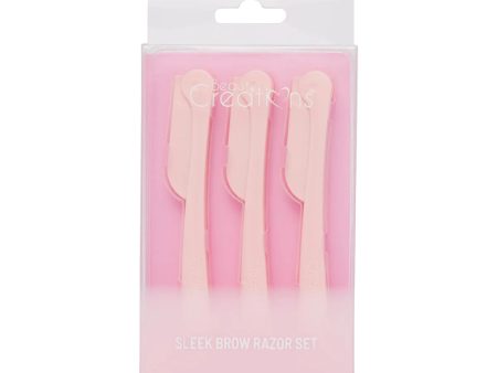 BEAUTY CREATIONS sleek brow razor set مجموعة شفرات الحواجب For Sale