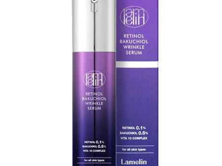 LAMELIN Retinol Bakuchiol Wrinkle Serum Retinol 0.1 Bakuchiol 0.5 Vita 10 Complex Online