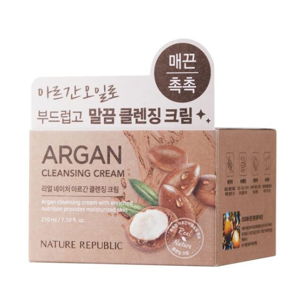 NATURE REPUBLIC Argan Cleansing Cream كريم ازالة المكياج بالاركان من نيجر ريببلك Cheap