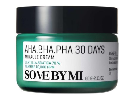 SOME BY MI AHA.BHA.PHA 30 Days Miracle Cream كريم البشرة المعجزة لتهدئة البشرة وعلاج الحبوب من سمباي مي Supply