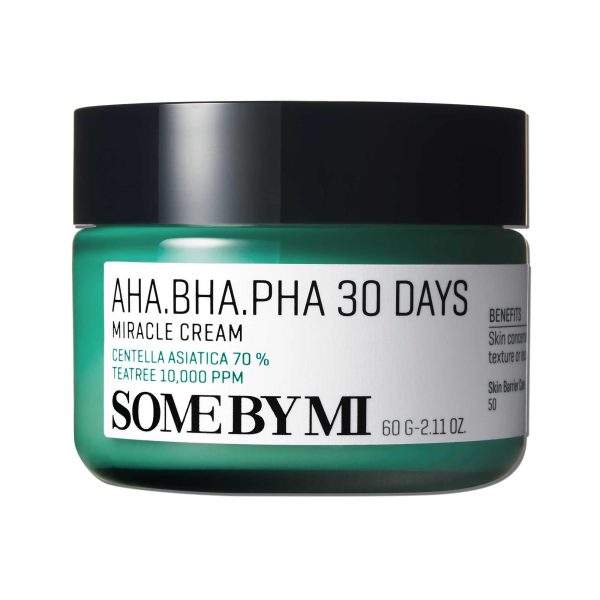 SOME BY MI AHA.BHA.PHA 30 Days Miracle Cream كريم البشرة المعجزة لتهدئة البشرة وعلاج الحبوب من سمباي مي Supply